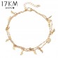 1 PCS Summer Beads Pendant Anklet Foot Chain Ankle Snow Bracelet Charm Leaf Anklet Tassel Beach Vintage Foot Jewelry Gift 2018 