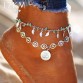 17KM Design Double Layer Pendant Anklet For Woman 2018 New Geometric Bracelet Charm Bohemian Anklets Jewelry Summer Party Gift 