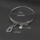 2018 New Couples Gift 12 Months Birth Stone Crystal Infinity Love Charm Expandable Bangle Bracelet Women Men Wife Friend Jewelry