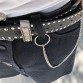 38cm Long Metal Wallet Belt Chain Rock Punk Trousers Hipster Pant Jean Keychain Silver Ring Clip Keyring Men's HipHop Jewelry