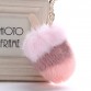 3Colors Ice Cream Fur Key Chains Fluffy Fur Pompom Keychain Keyring Car Bag Pendant for Women Gifts Fashion Jewelry Dropshipping