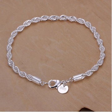 925 jewelry silver plated  jewelry bracelet fine fashion bracelet top quality wholesale and retail SMTH207