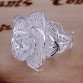 925 jewelry silver plated jewelry ring fine nice flower ring top quality wholesale and retail SMTR116