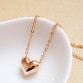 AILEND New design Simple Fashion jewelry women short accessories Elegant Lovely Gold Heart Shaped pendant necklace girl gift