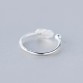 Chandler silver  Feather Bead Rings Opening Full Finger Toe Bague For Women Simple Femme Homme Bijoux Leaf Leaves Fine Jewelry