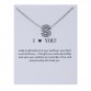 Design Initial Letters Crystal Silver Necklace Women Sweater Chain Best Friends Gift Jewelry