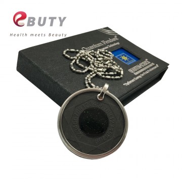EBUTY Lava Energy Pendant Quantum Ion with Nano Card Anion Negative Ions Necklace Fashion Jewelry Health Best Gift Pendants 