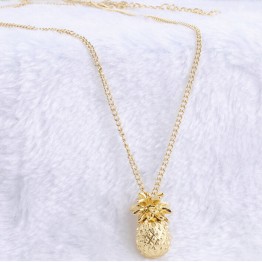 Fahion Design Pineapple Pendant Necklace For Women Girl Vintage Fruit Cute Link Chain Necklace Jewelry Accessories Shellhard