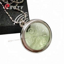 High Ions 6000CC Energy Pendant Bio Disc Pendant Quantum Scalar Charms with Stainless Steel Chain Light Green 10pcs/lot Free