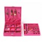 Large Best Selling Fashion Flannel Square Jewelry Box Simple layout 2 Layers Makeup Organizer choker Ring necklace Storage Box  