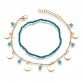 MissCyCy Bohemian Beads Ankle Bracelet for Women Leg Chain Round Tassel Anklet Vintage Foot Jewelry Accessories