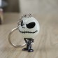 New Cartoon KeyChain Eve Skull Jack Luminous  Keyring Vocal Pendant Key chain Fashion Ghost Car Pendant Key Ring Creative Gift