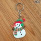 New Hot PVC Santa Claus/Tree/Socks/Snowman Keychains Christmas Gifts Keyrings Cute Christmas Tree Charm Key Chian Jewelry