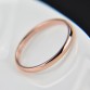 Simple Fashion Stainless Steel Rose Gold Finger Thin Ring Rose Gold/Silver Ring For Women Girls Fine Jewelry Anillos Size 4-10 