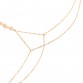 Simple Style Beach/Party Necklace with Belly Body Chain Fashion Sexy Copper Sequins Body Jewelry for Women