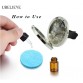 UBELIEVE 30mm Magnet Round Essential Oil Car Diffuser Pendant 316L Stainless Steel Perfume Car Pendant With Felt Pad