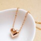 Vienkim New design Simple Fashion jewelry women short accessories Elegant Lovely Gold Heart Shaped pendant necklace girl gift
