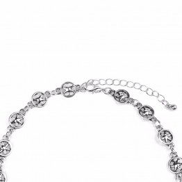Vintage Silver Choker Necklace Jewelry Gift Punk Star Design Necklaces For Women Party Chocker Jewelry Gift #230615