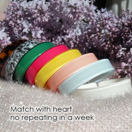 eManco Sweet Candy 8 Color Bangles  Fashion Jewelry Summer Cuff Bangles for Women  Acetic Acrylic Bangles  2018 New Arrivals 