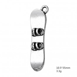 my shape 20pcs skateboard snow board sporty new design charm pendant diy retro jewelry finding accessories